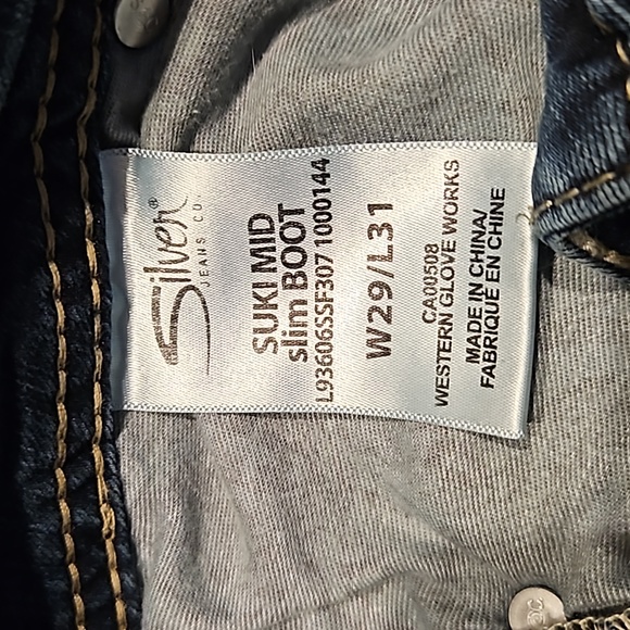 Silver Jeans. Suki Mid Slim Boot - Picture 4 of 4